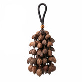 Moonin Seeds (Entada Rheedei) Wind Chime - 10 strands natural meditation chime handcrafted