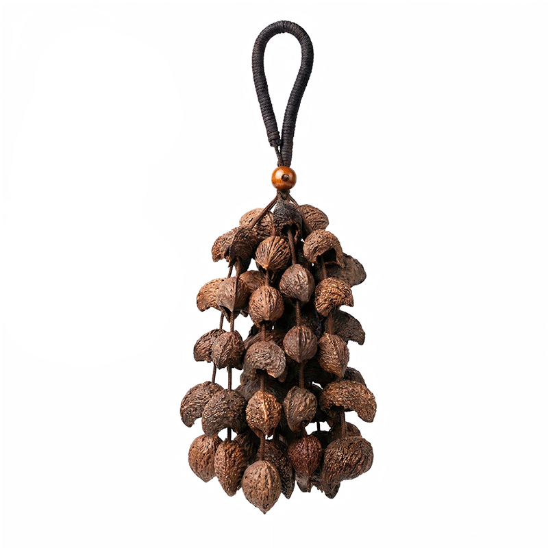 Moonin Seeds (Entada Rheedei) Wind Chime - 10 strands natural meditation chime handcrafted